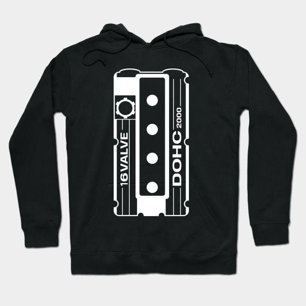 Valve Cover 4G63 Hoodie by GoldenTuners